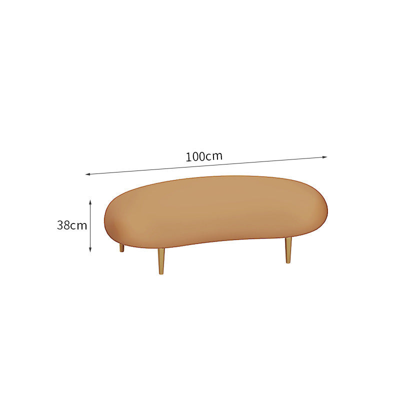 Small apartment living room double sofa, minimalist three-seater straight-row sofa for reception areas and office break rooms, including table and chairs
