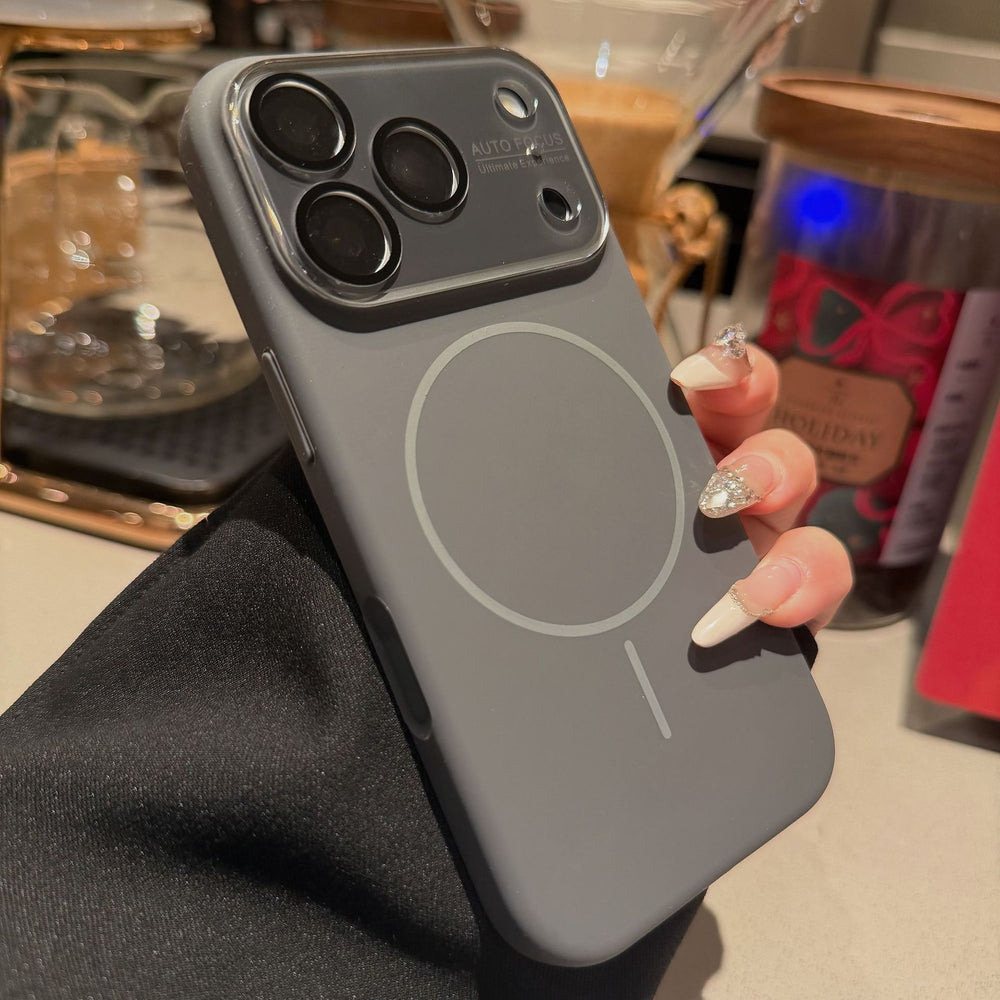 Instantly transform your phone with this ultra-thin, liquid silicone magnetic case featuring 17 large viewing windows. compatible with iphone 16 and iphone 15, offering superior protection