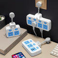 For home office pure copper short line conversion socket usb night light independent switch multifunctional one-to-multiple hole plug