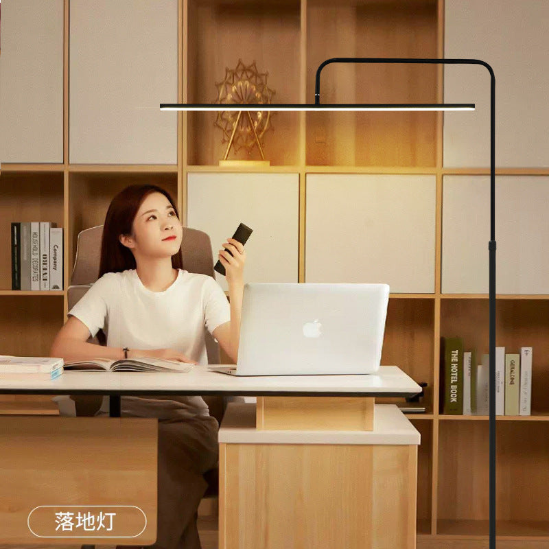 Eye-care floor lamp - perfect for studying, reading, and writing. designed for students and children, this full-spectrum, anti-myopia lamp eliminates shadows and is ideal for piano practice