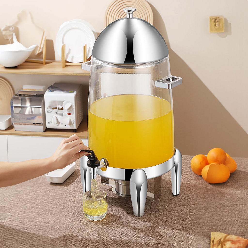 Coffee tripod, restaurant commercial beverage bucket Stainless steel visual beverage machine Juicer Korean, juice tripod