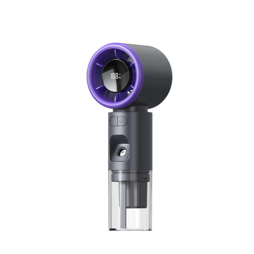 2025 cross-border handheld mist fan, usb rechargeable mini fan, outdoor humidifying fan with 100 spray levels