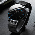 Men's casual watch fashion geneva couple men's women's casual business mesh strap quartz watch