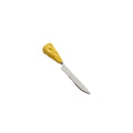 Yellow cheese silver table knife