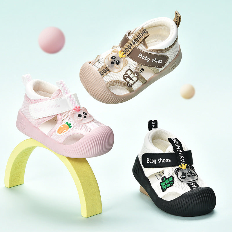 Toddler shoes for boys, summer sandals, infant soft-soled functional cartoon shoes, baby shoes for ages 1-3, children's shoes