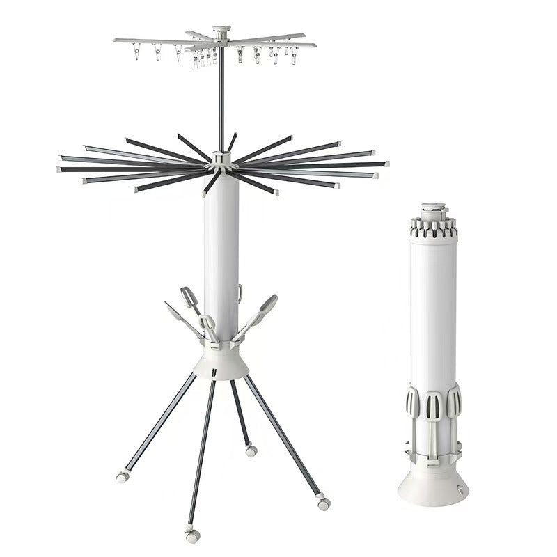 Octopus clothes drying rack, floor-standing, installation-free, multi-functional, foldable, balcony drying rack, indoor clothes drying tool