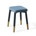 Square stool for home stackable stool modern casual dining table soft bag small stool wholesale iron dressing stool manufacturer