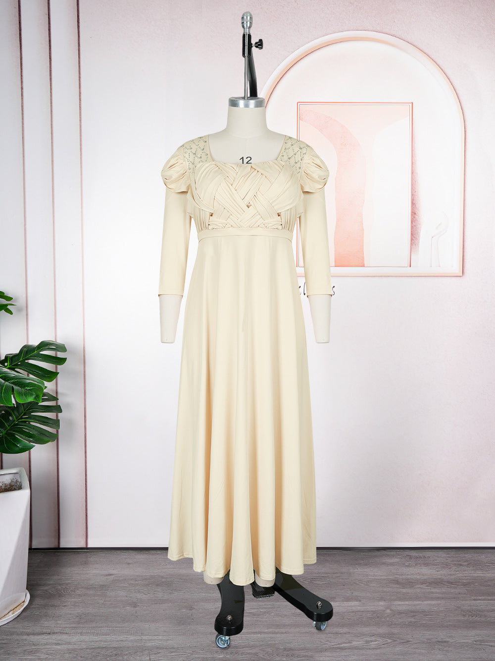 hot diamond fashiondress african export  plus size women's clothing fashion bridesmaid dress
