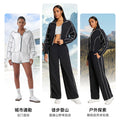 new women's athletic pants set: loose-fit training & fitness outfit, quick-dry tennis wear, running, casual yoga pants