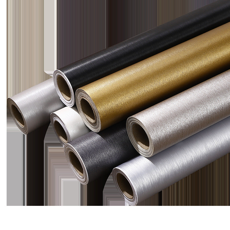 Home elevator door renovation sticker All light luxury brushed metal box Balcony sliding door Washing machine Refrigerator repair