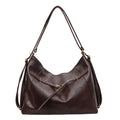 Retro tote bag women's large capacity 2025 new autumn and winter casual shoulder crossbody bag multifunctional backpack