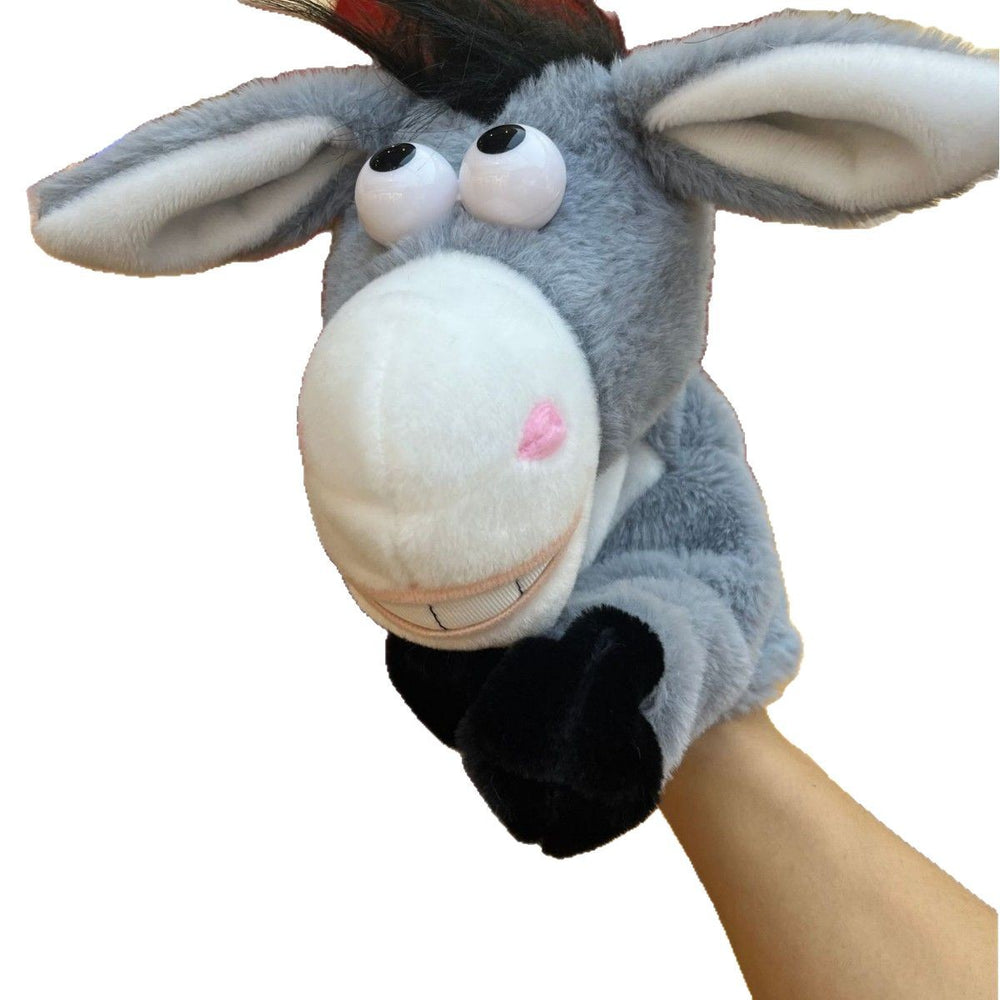 New cross-border husky boxing dog interactive hand puppet toy - sound-enabled finger puppet