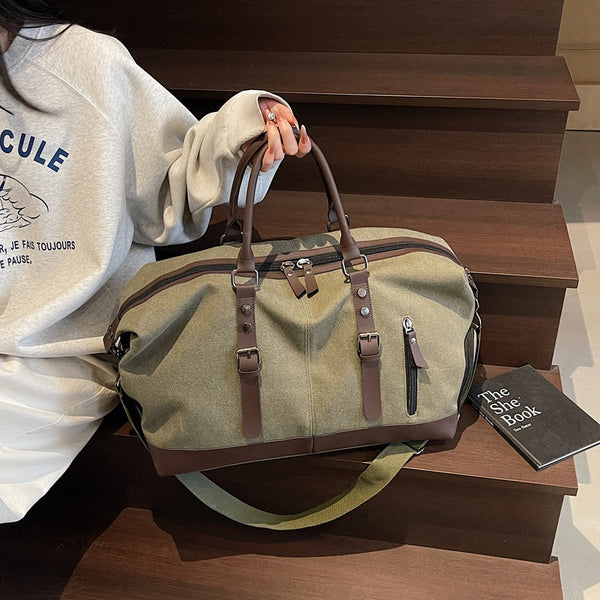 Large capacity short-distance portable travel bag 2025 new fashion messenger sports fitness bag travel storage luggage bag