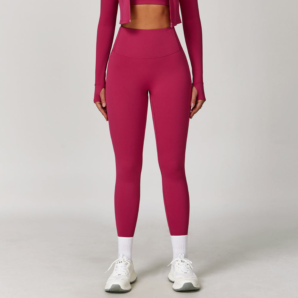 European and american style running naked feel quick-dry fitness leggings breathable outerwear tight workout pants high waist butt lifting yoga pants women's 8047
