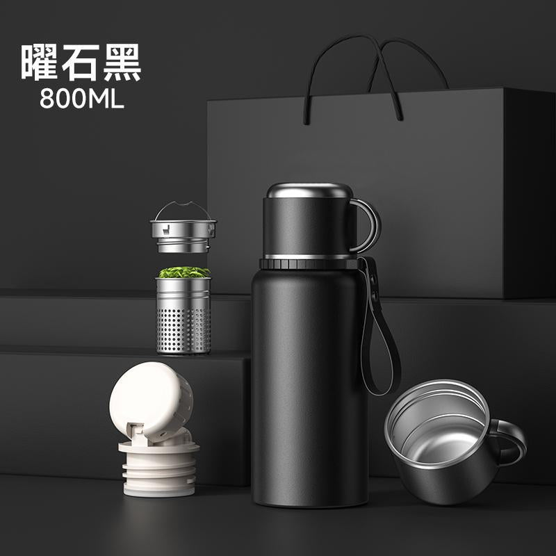 High-end tea making thermos cup large capacity vacuum 316 steel stainless steel thermos business thermos cup large extra large