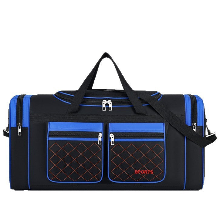 Short business trip oversized capacity travel bag men go out to work duffel bag dry and wet separation outdoor camping storage bag