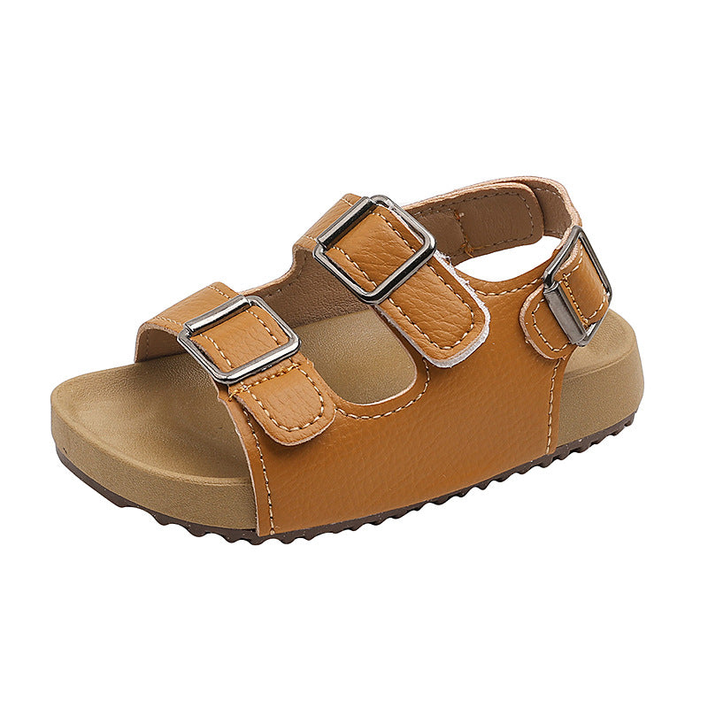 Kids' birkenstock sandals - new summer collection: soft-soled, open-toe beach sandals for boys and girls, breathable and non-slip, ages 1-6
