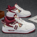 High-top men's shoes 2026 spring new arrival breathable easiest for matchcasual sneakers leather sports heightening small white student trendy shoes