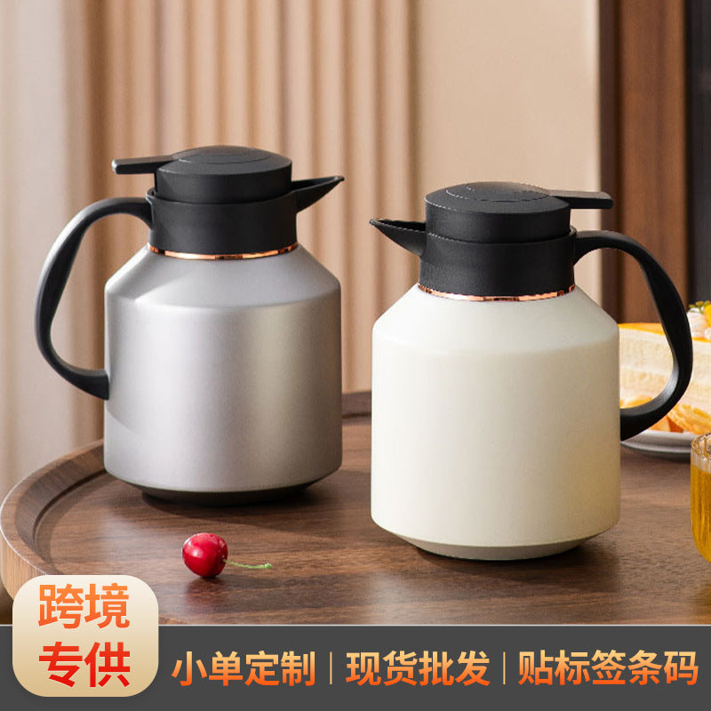 Household stew teapot 316 stainless steel 1.8l large capacity thermos bottle office dormitory tea water separation water kettle