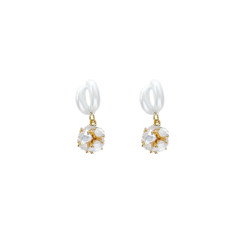 High-end zircon flower earrings for women, 2026 new popular earrings, unique design, accessible luxuryelegant whitening earrings