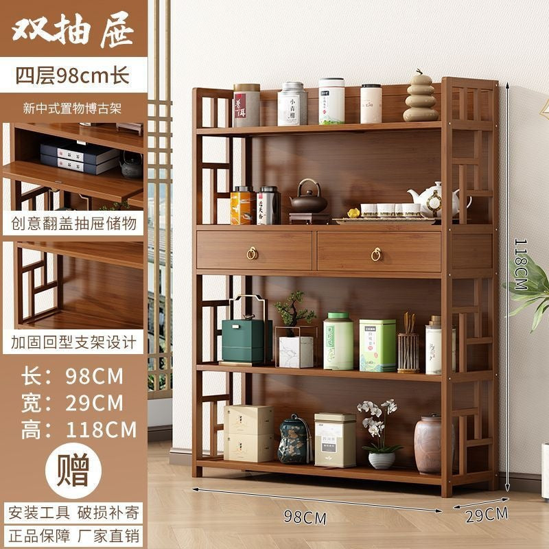 Storage rack tea cabinet office tea cabinet for home tea display cabinet table side cabinet tea tea set storage cabinet