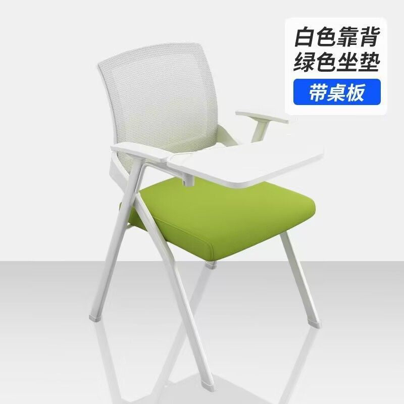 Training folding chair backrest with table board conference room training table and chair all-in-one stool foldable office chair training chair