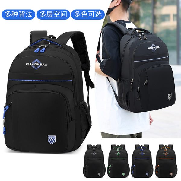 Popular Backpack Men's Backpack Fashion Versatile Computer Travel Bag Large Capacity Student School Bag Women's Bag Tide