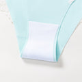 Exportfashion seamless ice silk women's low waist briefs sexylacepatchworkplaid breathable underwear women