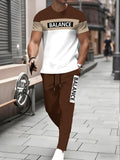 Men's casual activewear set - hot seller in us & european cross-border e-commerce