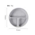 Gray dinner plate (without ears)