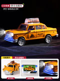 Large alloy taxi kids car thunderbird taximeter taxi model artificial sedan male 1-6 toy car