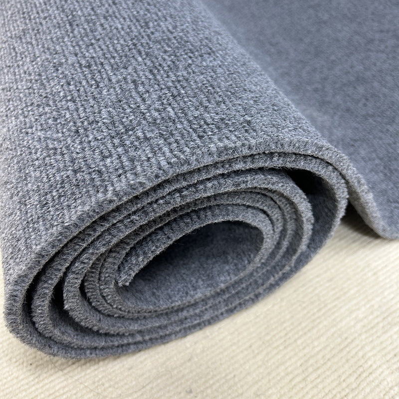 Extra thick 10mm striped carpet - full coverage, non-slip floor mat for bedroom, office, billiard hall - solid color, full coverage striped carpet