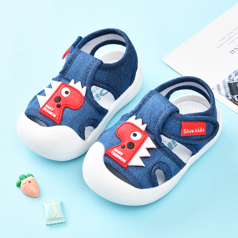 Baby summer toddler shoes for girls 0-1-2 years old, soft sole infant sandals, anti-slip baby shoes for boys, wholesale