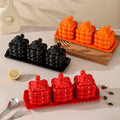 New macaron-colored marshmallow ceramic spice jar set - stylish kitchen salt shaker wholesale
