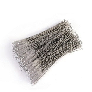 Baby toiletries bottle straw special straw brush, stainless steel bottle straw brush, steel wire straw brush