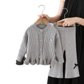 Girls' sweater two-piece set: new autumn  collection - cartoon sweater and pants set for little girls