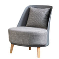Nordic light luxury sofa chair - designer creative single seater for living room, hotel, b&b, reception, and negotiation