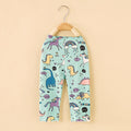 Blue animals/cropped pants