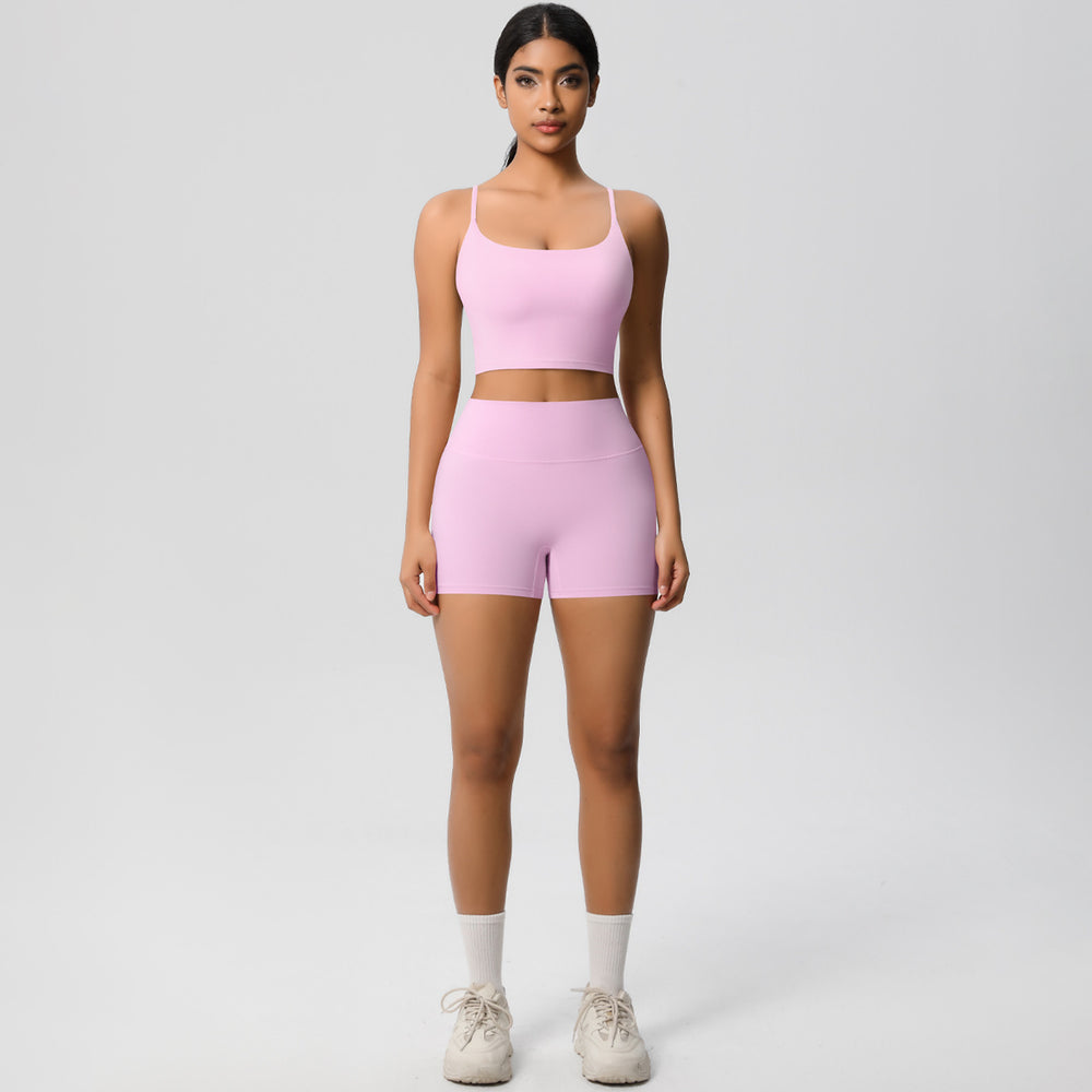 Spring/summer outdoor casual running yoga outfit set - new cloud-like quick-dry compression sportswear set for running and fitness