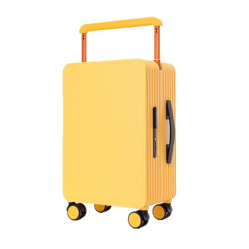 New center wide trolley suitcase women's 20-inch boarding case password case universal wheel suitcase men's 24 trolley case