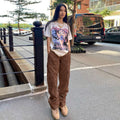Ebay fashion cross-border  new arrival denim semi-elastic design stylisheasiest for matchworkwear pants  women's fashion