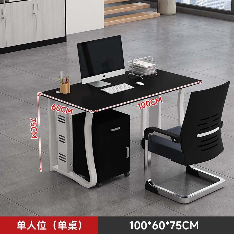 Office desk conference table minimalist furniture modern employee computer desk workstation table and chair set