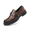 Genuine leather men's leather shoes - soft sole, soft upper, casual shoes, wear-resistant, versatile, trendy, comfortable slip-on loafers