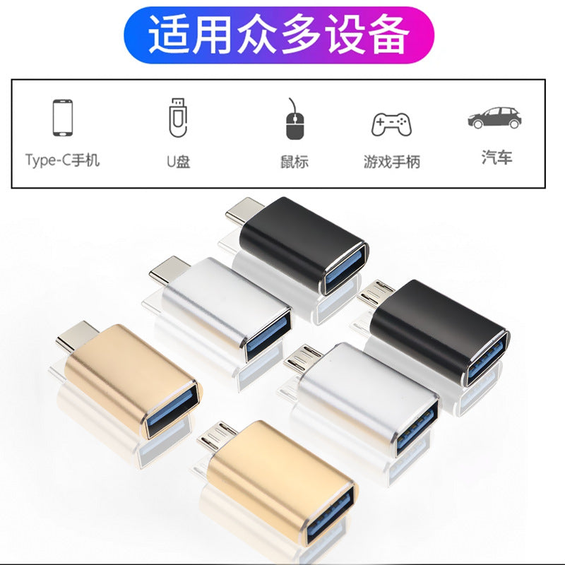 Usb 3.0 to type-c adapter for apple 15, usb drive, card reader, car charger converter, fast charging plug