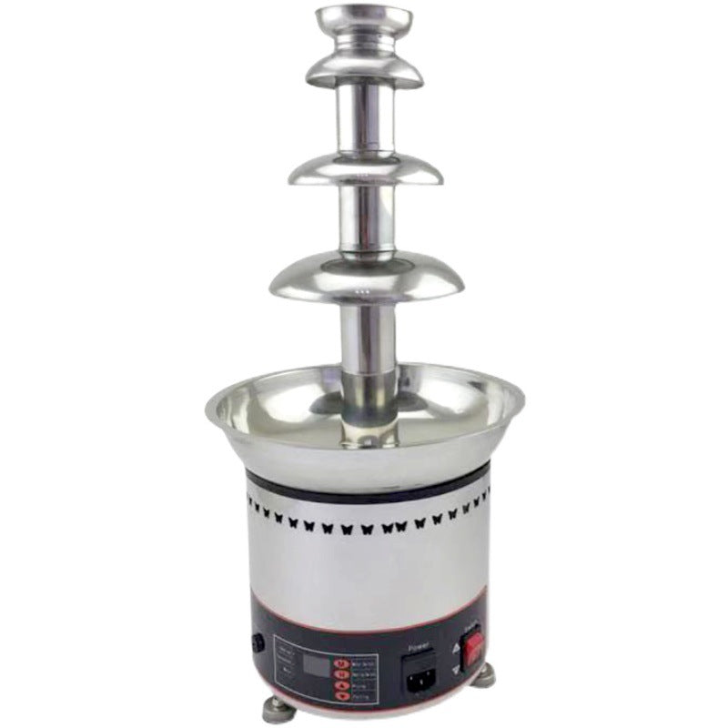 Chocolate fountain machine - commercial grade, buffet restaurant, hotel waterfall machine, 304 stainless steel chocolate & sesame paste sprinkler tower