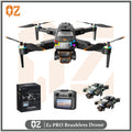Z2 pro drone with screen, esc, dual camera, obstacle avoidance, optical flow positioning, hd aerial photography, long endurance remote control aircraft