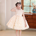 Girls' dress - in stock - baby cake princess dress - round neck tank dress - puffy mesh summer style - children's formal dress