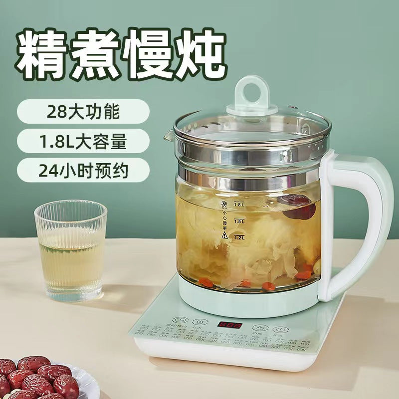 Hemisphere 1.8l health pot multi-function for home small office all-glass new arrival tea maker water kettle gift