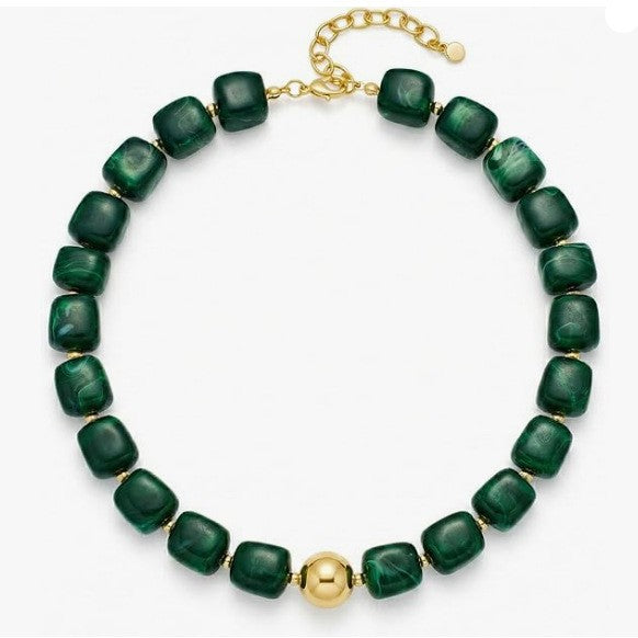 new arrival acrylic resin necklace jelly colorful statement choker women's summer beach jewelry amazon
