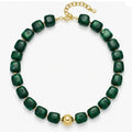 new arrival acrylic resin necklace jelly colorful statement choker women's summer beach jewelry amazon